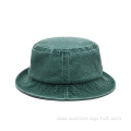 Embroidery Logo Washed Cotton Bucket Hats